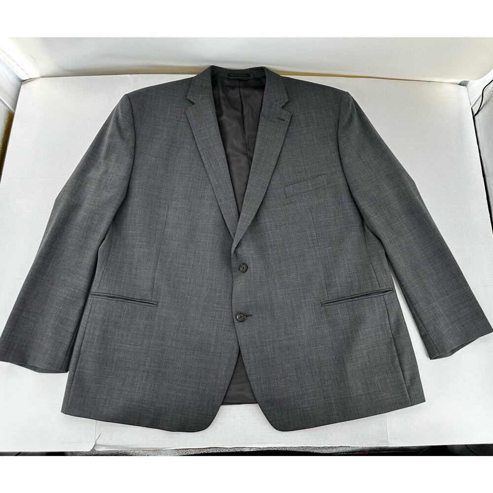 Ralph Lauren Mens Blazer Sz 54R Formal Business Grey 100% Wool Sports Coat